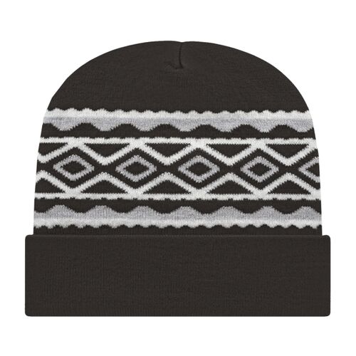 USA- Made Diamond Cuffed Beanie Thumbnail