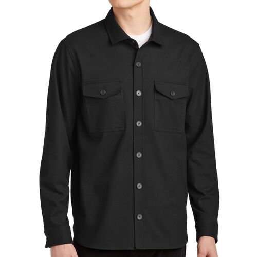 Long Sleeve Twill Overshirt Thumbnail