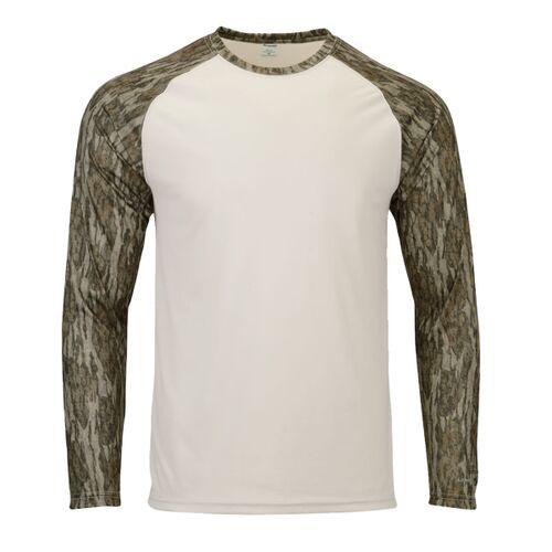 Men's Jackson Mossy Oak Colorblocked Long Sleeve T-Shirt Thumbnail