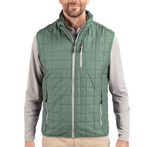 Cutter & Buck Rainier PrimaLoft Mens Eco Insulated Full Zip Puffer Vest Thumbnail
