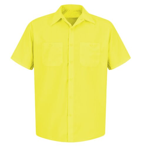 Men's Enhanced Visibility Short Sleeve Work Shirt Thumbnail