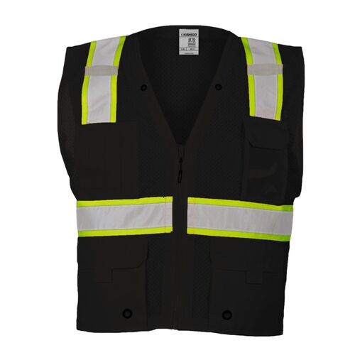 Unisex EV Series® Enhanced Visibility Multi-Pocket Mesh Vest Thumbnail