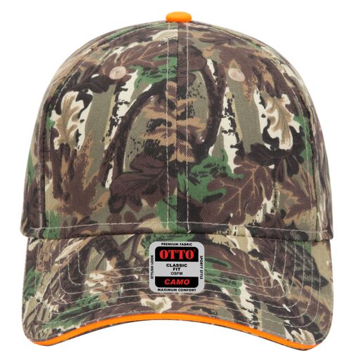 OTTO CAP® Camouflage 6 Panel Low Profile Baseball Cap Thumbnail