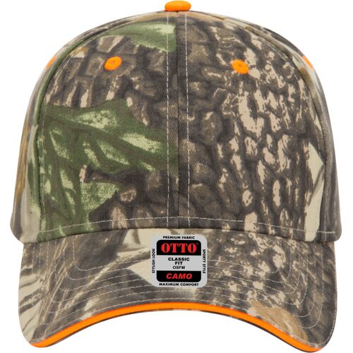 OTTO CAP® Camouflage 6 Panel Low Profile Baseball Cap Thumbnail
