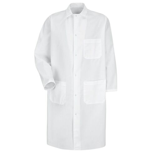 Unisex Butcher Coat with Exterior Chest Pocket Thumbnail