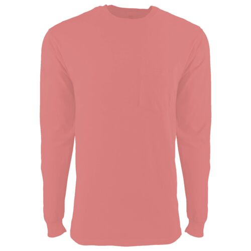 Unisex Inspired Dye Long Sleeve Pocket T-Shirt Thumbnail