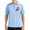 Cutter & Buck Virtue Eco Pique Tile Print Recycled Mens Polo Thumbnail