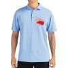 Cutter & Buck Virtue Eco Pique Tile Print Recycled Mens Polo Thumbnail