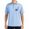 Cutter & Buck Virtue Eco Pique Tile Print Recycled Mens Polo Thumbnail