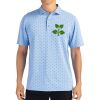 Cutter & Buck Virtue Eco Pique Tile Print Recycled Mens Polo Thumbnail