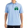 Cutter & Buck Virtue Eco Pique Tile Print Recycled Mens Polo Thumbnail