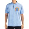Cutter & Buck Virtue Eco Pique Tile Print Recycled Mens Polo Thumbnail
