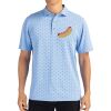 Cutter & Buck Virtue Eco Pique Tile Print Recycled Mens Polo Thumbnail