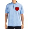 Cutter & Buck Virtue Eco Pique Tile Print Recycled Mens Polo Thumbnail